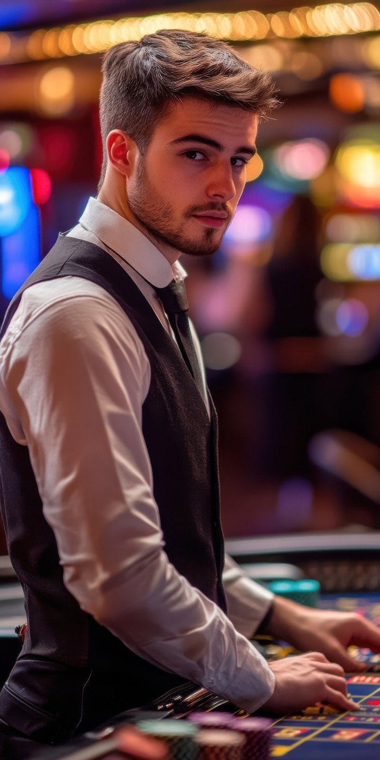 Studio live dealer SA Gaming dengan multi-kamera berkualitas tinggi